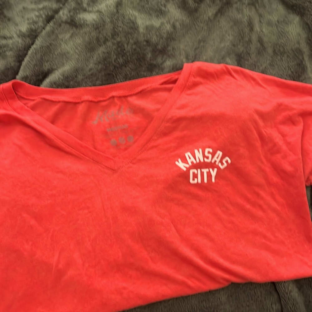 Don’t wear anymore, size M. Bought from Made in KC.